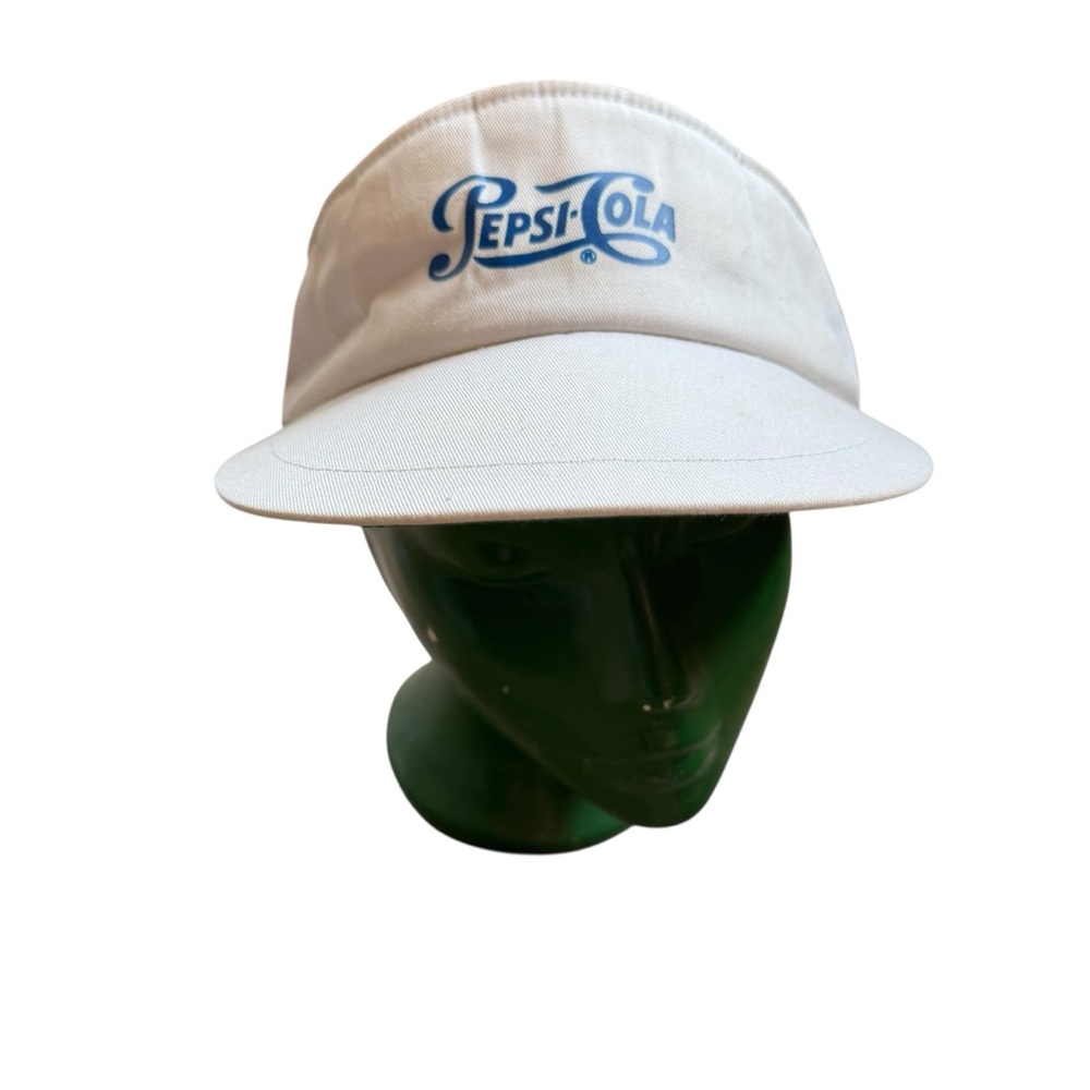 Vintage Pepsi Cola Visor Adjustable Terrycloth Unisex